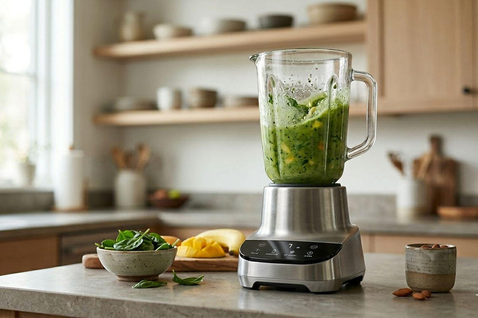 Glass Jar Counter Blender